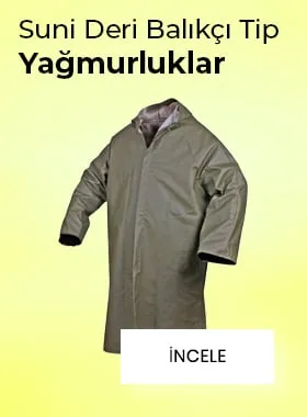 Suni Deri Balıkçı Tip Yağmurluklar