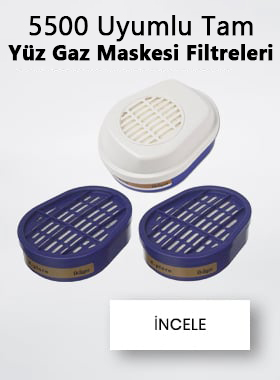 Drager 5500 Uyumlu Tam Yüz Gaz Maskesi Filtreleri