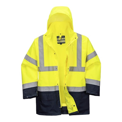 Portwest S766 5 İn 1 Parka (Sarı/Lacivert)
