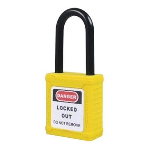 Safe Lock BD-G12 İzole Güvenlik Kilidi 38Mm (Sarı)