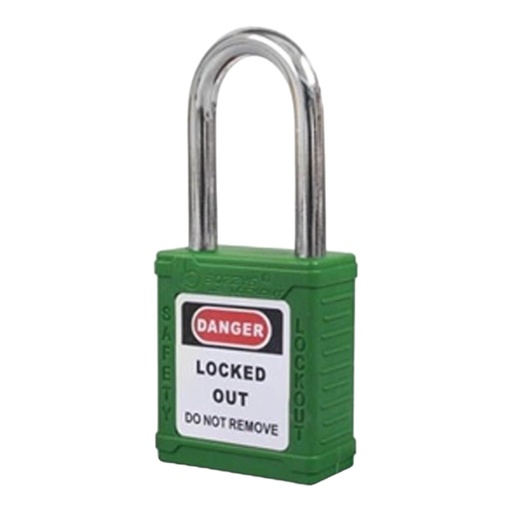 Safe Lock BD-G04 Metal Güvenlik Kilidi 38Mm (Yeşil)