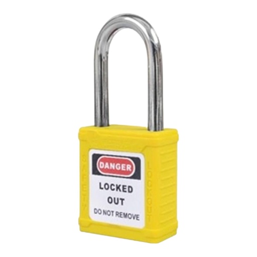Safe Lock BD-G02 Metal Güvenlik Kilidi 38Mm (Sarı)