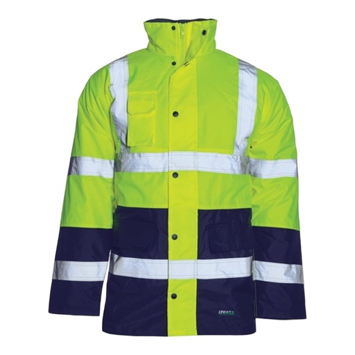 Izrasa NT-05 Oxford Reflektörlü Parka (Sarı/Lacivert)