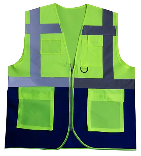 Kalant Reflektörlü Mühendis Yeleği (Sarı/Lacivert)