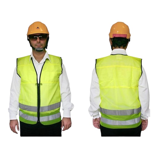 Kalant 2 Şeritli Fileli Reflektörlü İkaz Yeleği (Sarı)