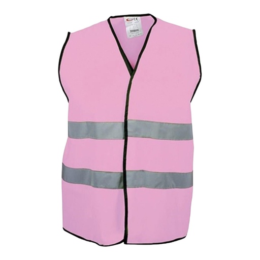Kalant 2 Şeritli Reflektörlü İkaz Yeleği (Pembe)