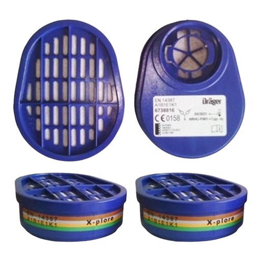 Drager 673 88 56 K 2 Yarım Yüz Maske Filtresi