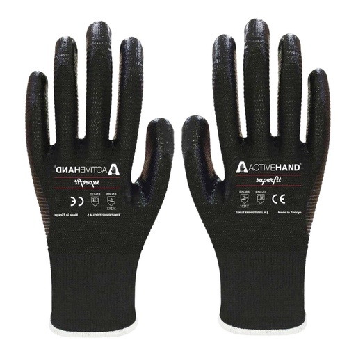 Activehand Süperfit Nitril Kaplı Eldiven