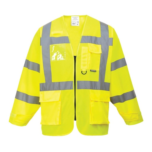 Portwest S475 Uzun Kollu Reflektörlü Mühendis Yeleği